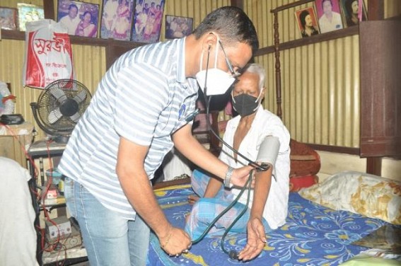 Senior citizens' health checkup continues house to house
